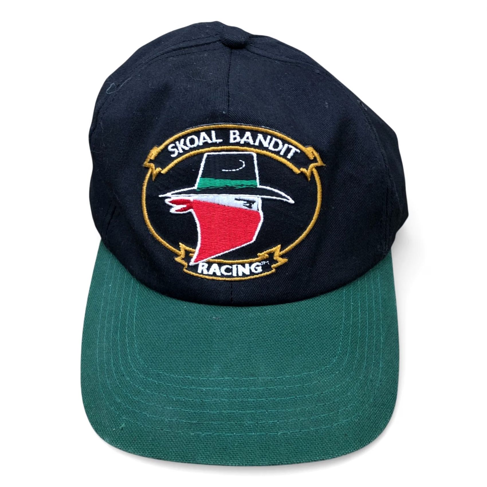 Vintage VINTAGE SKOAL BANDIT RACING Snapback Hat Men's Black K-Products Made in USA Size ONE SIZE - 2 Thumbnail
