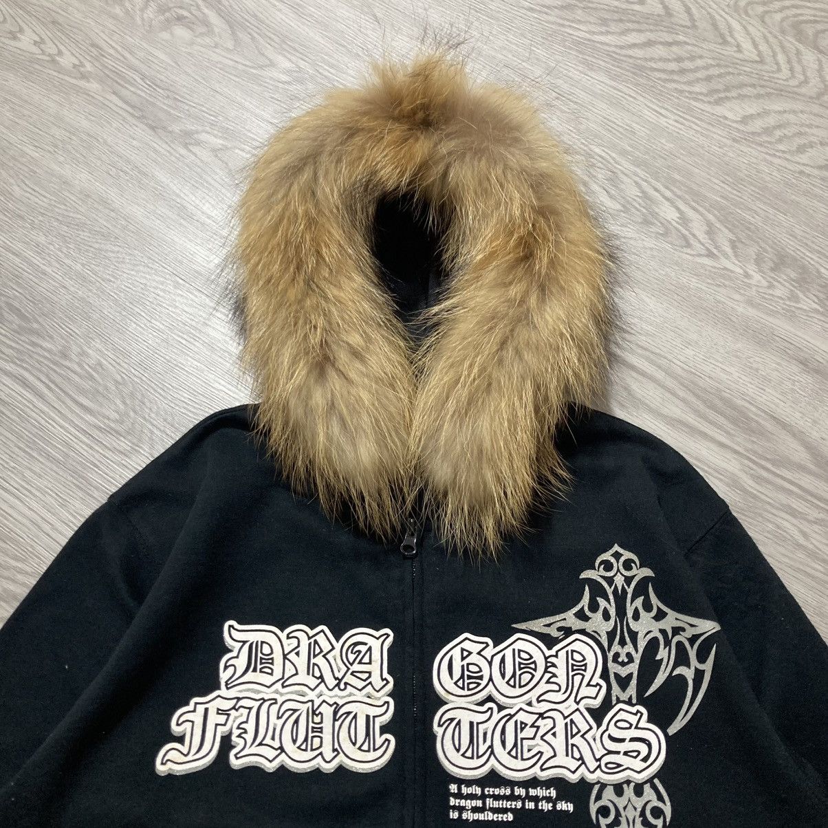 14th Addiction 2000s Beaumere Dagger Poem Grunge Punk Style Fur Ziphoodie Size US L / EU 52-54 / 3 - 3 Thumbnail