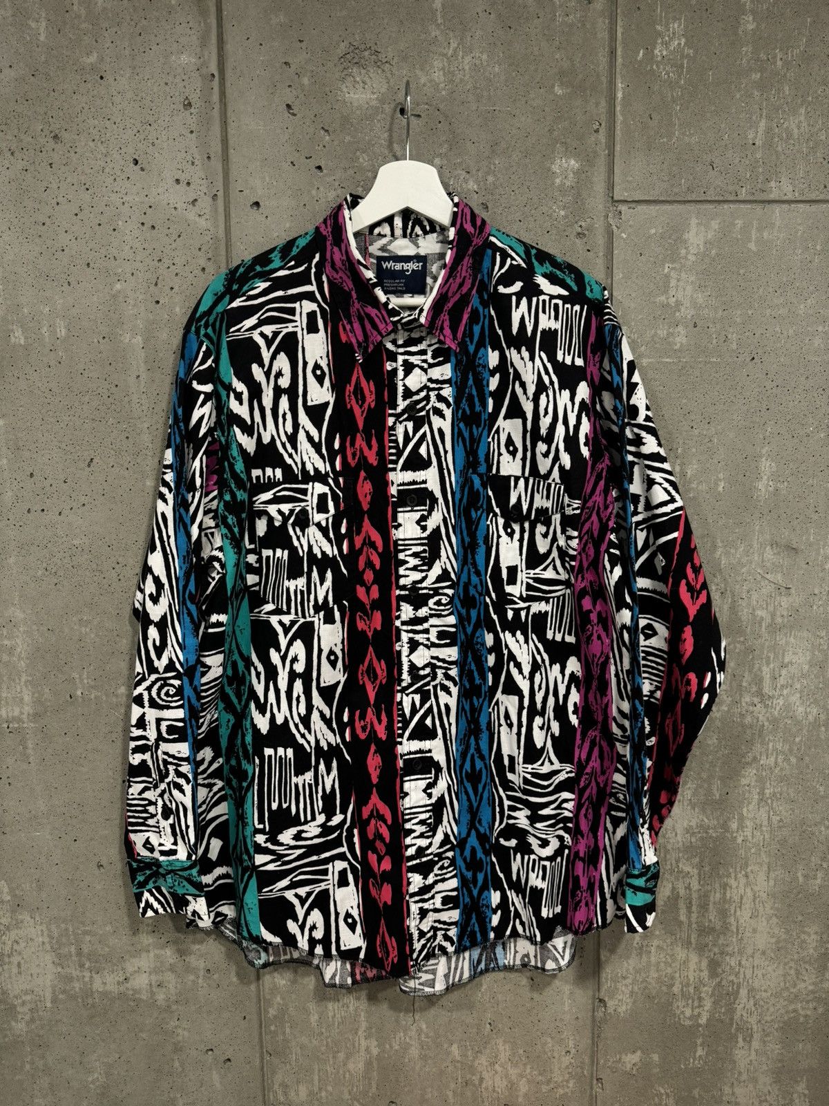 Wrangler Vintage Wrangler Brushpopper Shirt Graphic Print Size L Size US L / EU 52-54 / 3 - 1 Thumbnail