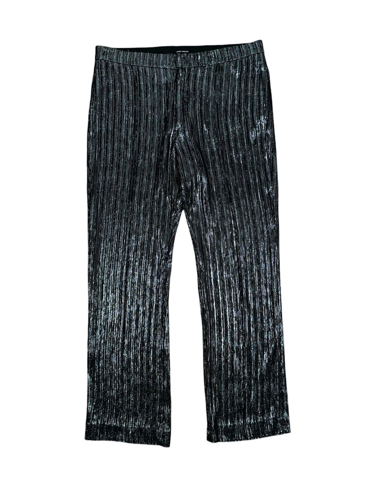 Isabel Marant Isabel Marant Metalized Shiny Pants Viscose-Silk size 38 Size 27" / US 4 / IT 40 - 7 Thumbnail