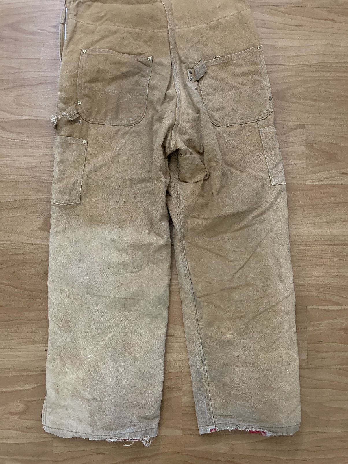 Carhartt 🏷️Vintage Carhartt Double-Knee Insulated Overalls (36x30) Size US 36 / EU 52 - 10 Thumbnail