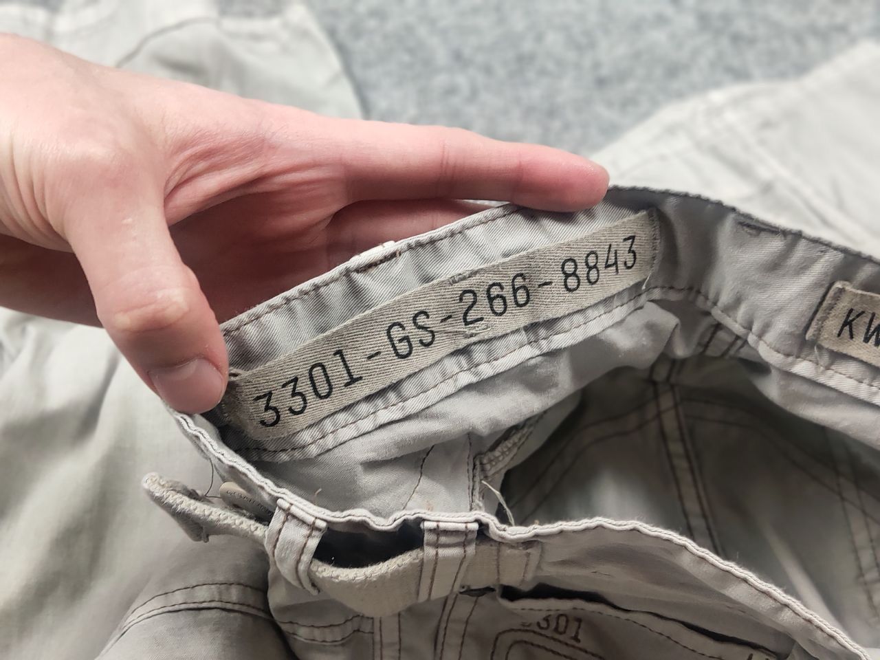G-Star Vintage G Star Raw 3301 Cargo Multi pocket Double knee Pants Size US 34 / EU 50 - 20 Thumbnail