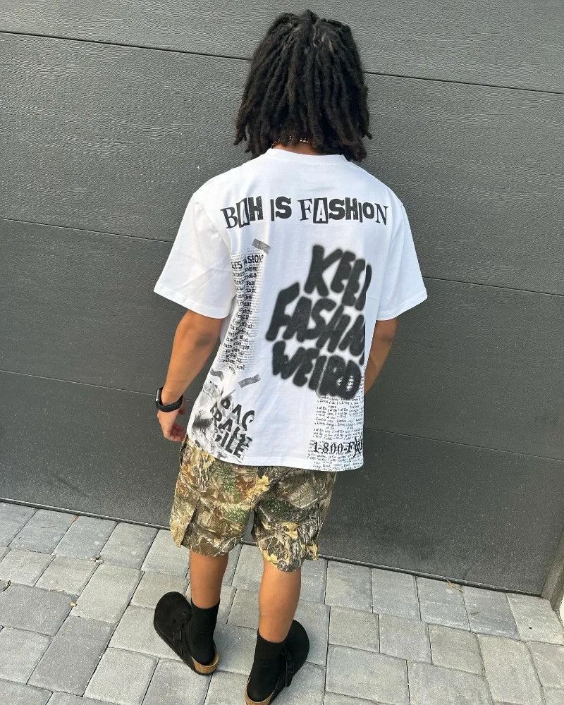 Japanese Brand × Vintage Business After Hours Keep Fashion Weird T-Shirt Size US M / EU 48-50 / 2 - 4 Thumbnail