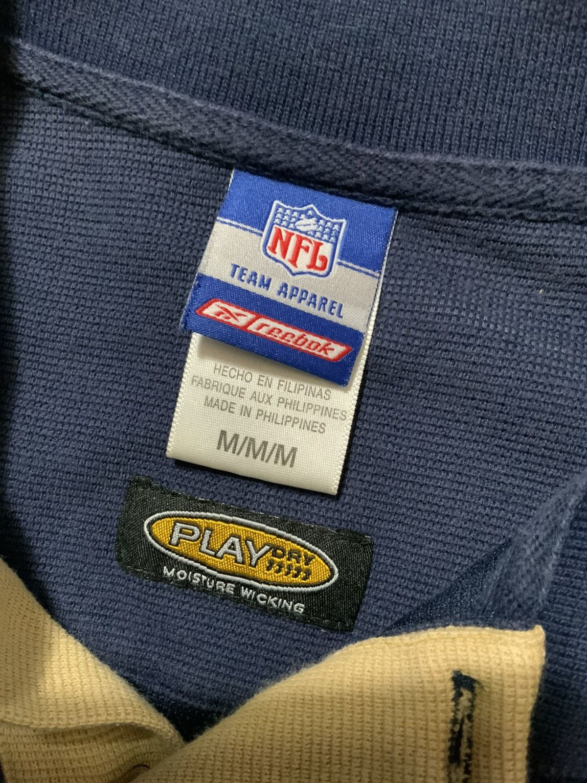 Reebok Vintage Reebok St Louis Rams NFL Football S/S Polo Shirt Size US M / EU 48-50 / 2 - 6 Thumbnail