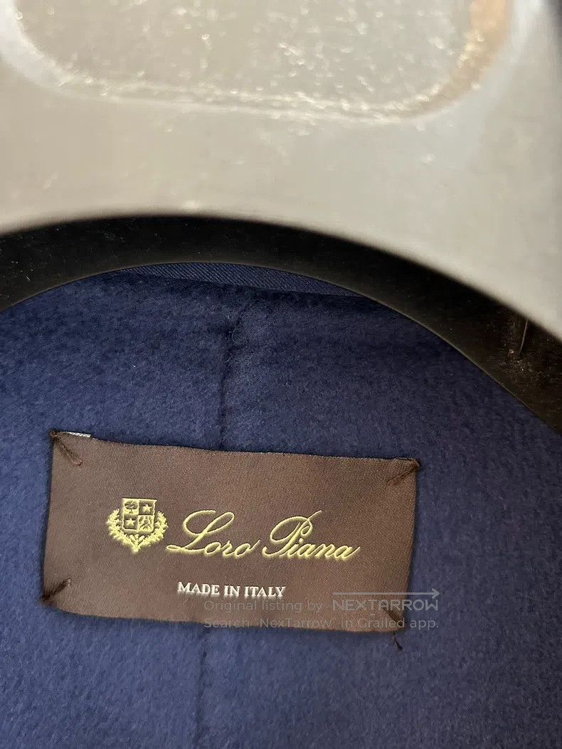 Loro Piana LORO PIANA Elegant deep blue double-sided cashmere coat Size M / US 6-8 / IT 42-44 - 4 Thumbnail