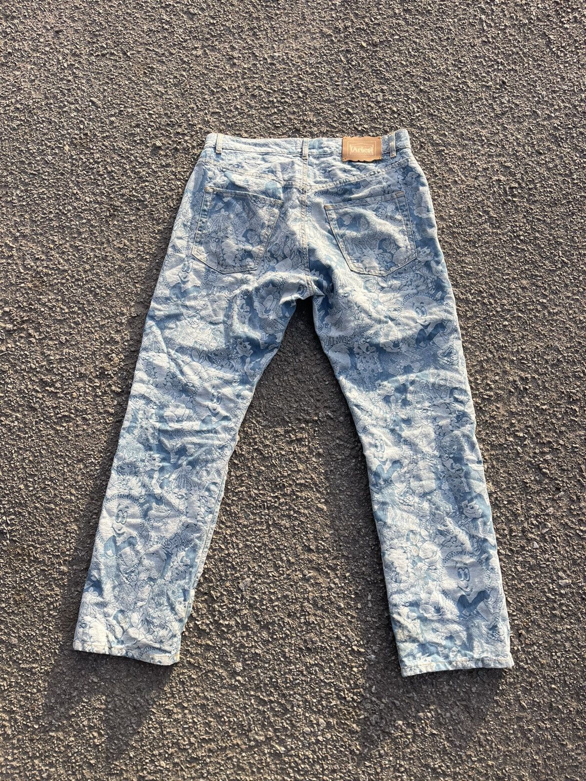Aries Aries Acid Cartoon print denim jeans blue Size US 32 / EU 48 - 15 Thumbnail