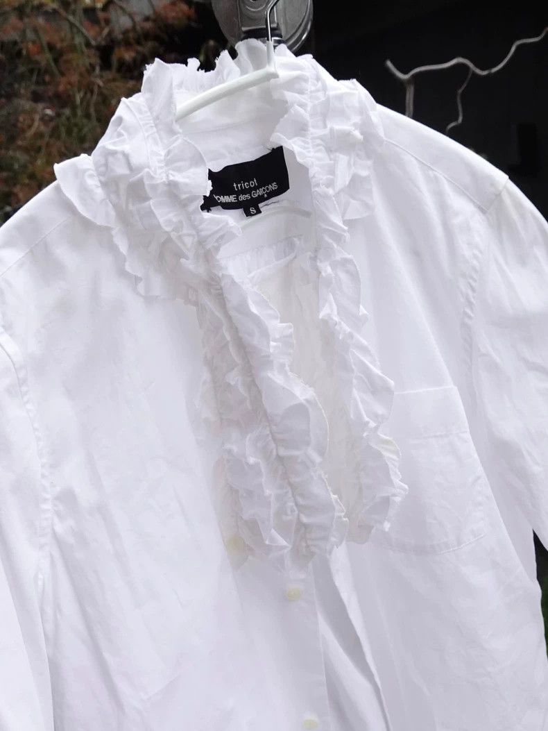 Comme des Garcons Comme Des Garcons Shirt with lace collar Size S / US 4 / IT 40 - 2 Thumbnail