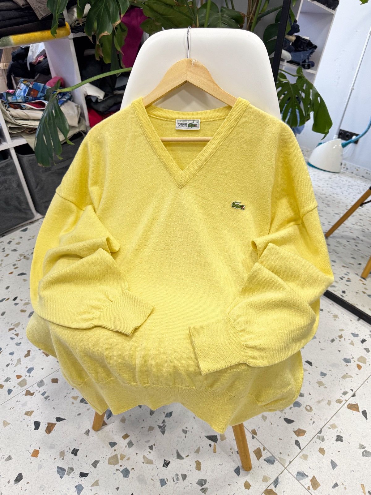 Lacoste Lacoste v-neck sweater cardigan size XL Size US XL / EU 56 / 4 - 1 Thumbnail