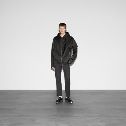 Gucci o1loc1c1225 793664 Nylon Hooded Jacket With Embroidery Black Size US M / EU 48-50 / 2 - 5 Thumbnail