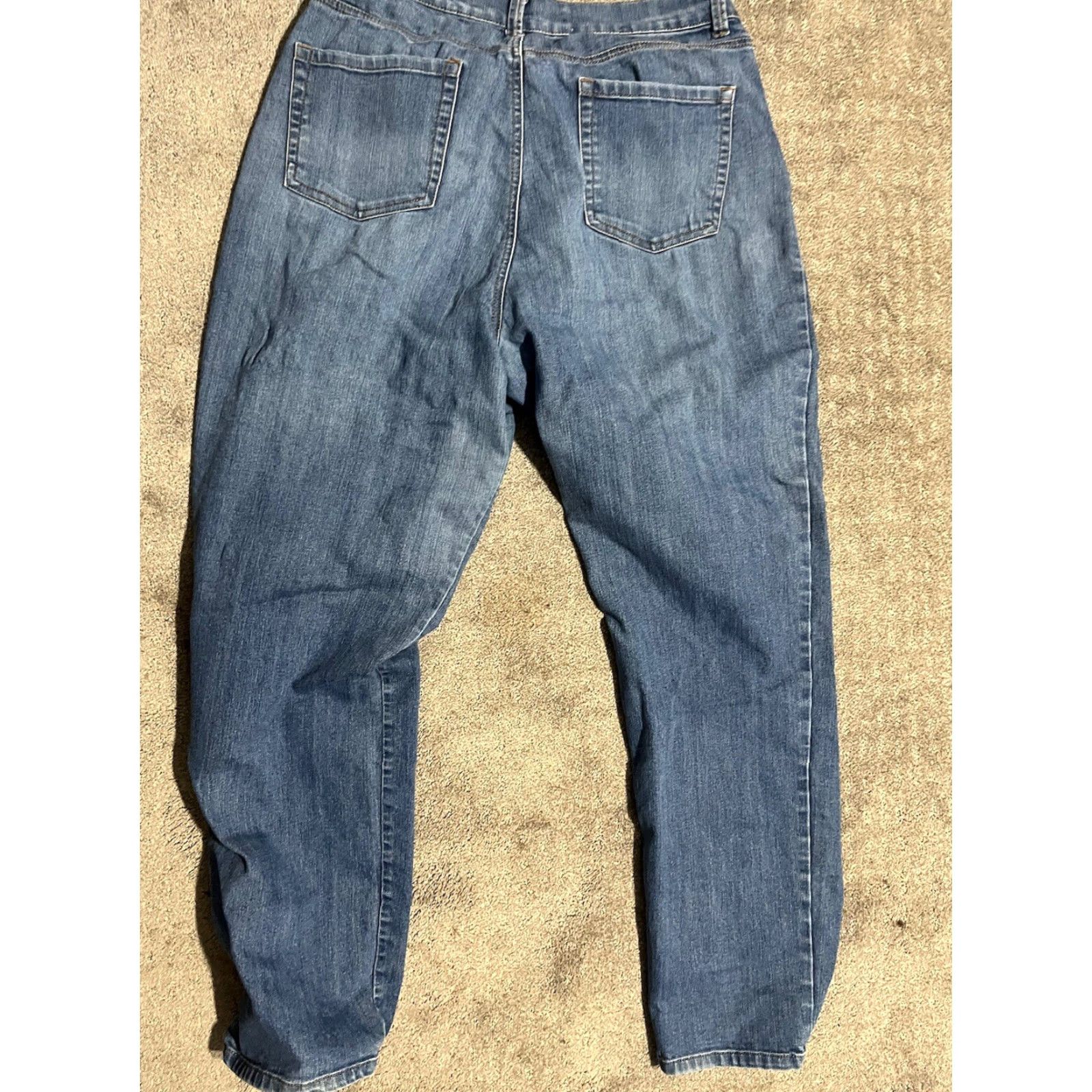 Gloria Vanderbilt Gloria Vanderbilt Amanda Jeans Straight Denim Size 16 Women Inseam 31 Blue Mid Rise Regular Fit Size 38" / US 16 / IT 52 - 3 Thumbnail
