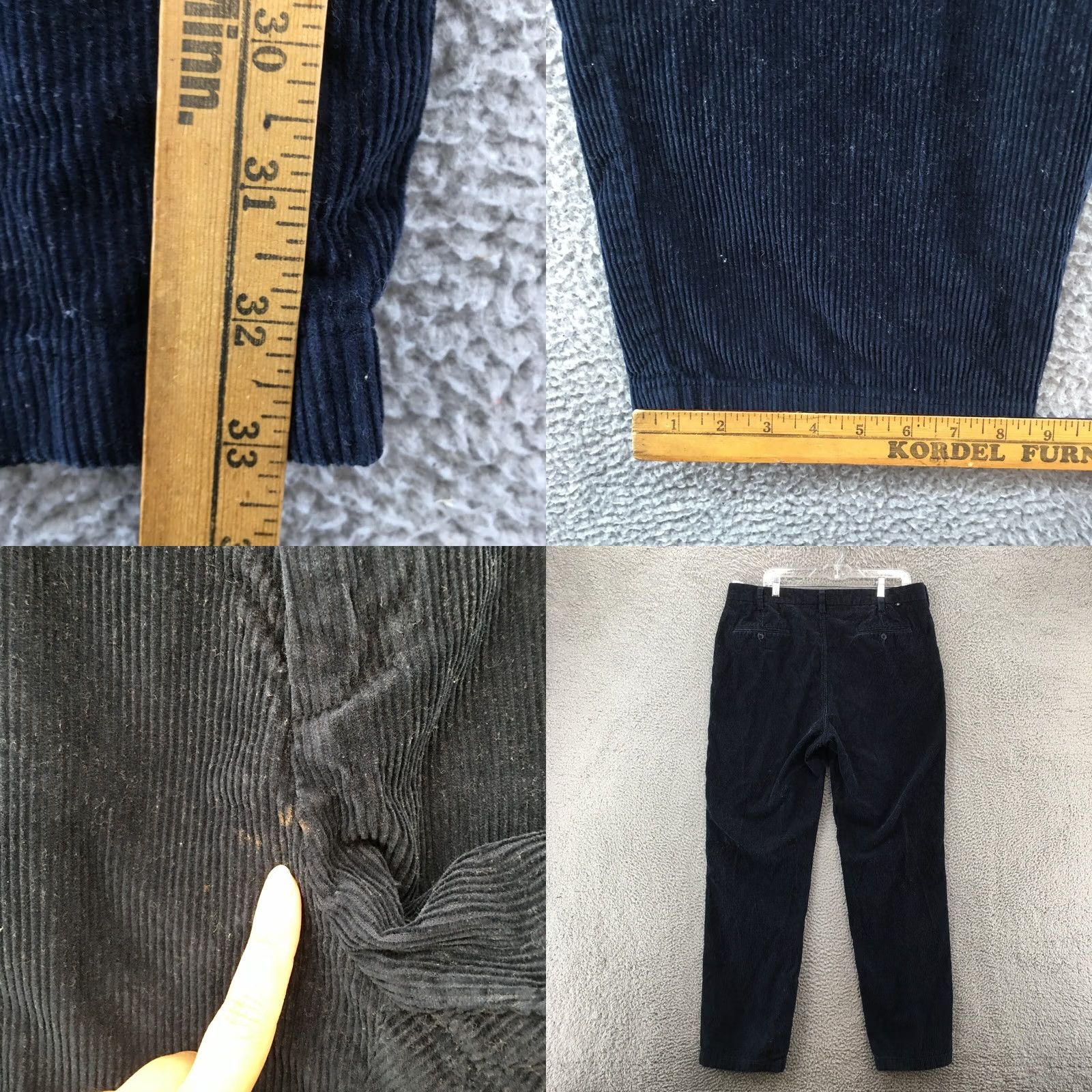 Nautica Nautica Corduroy The Deck Pants Mens 38x34 Blue Classic Fit Zip Shirt Size US 38 / EU 54 - 8 Thumbnail