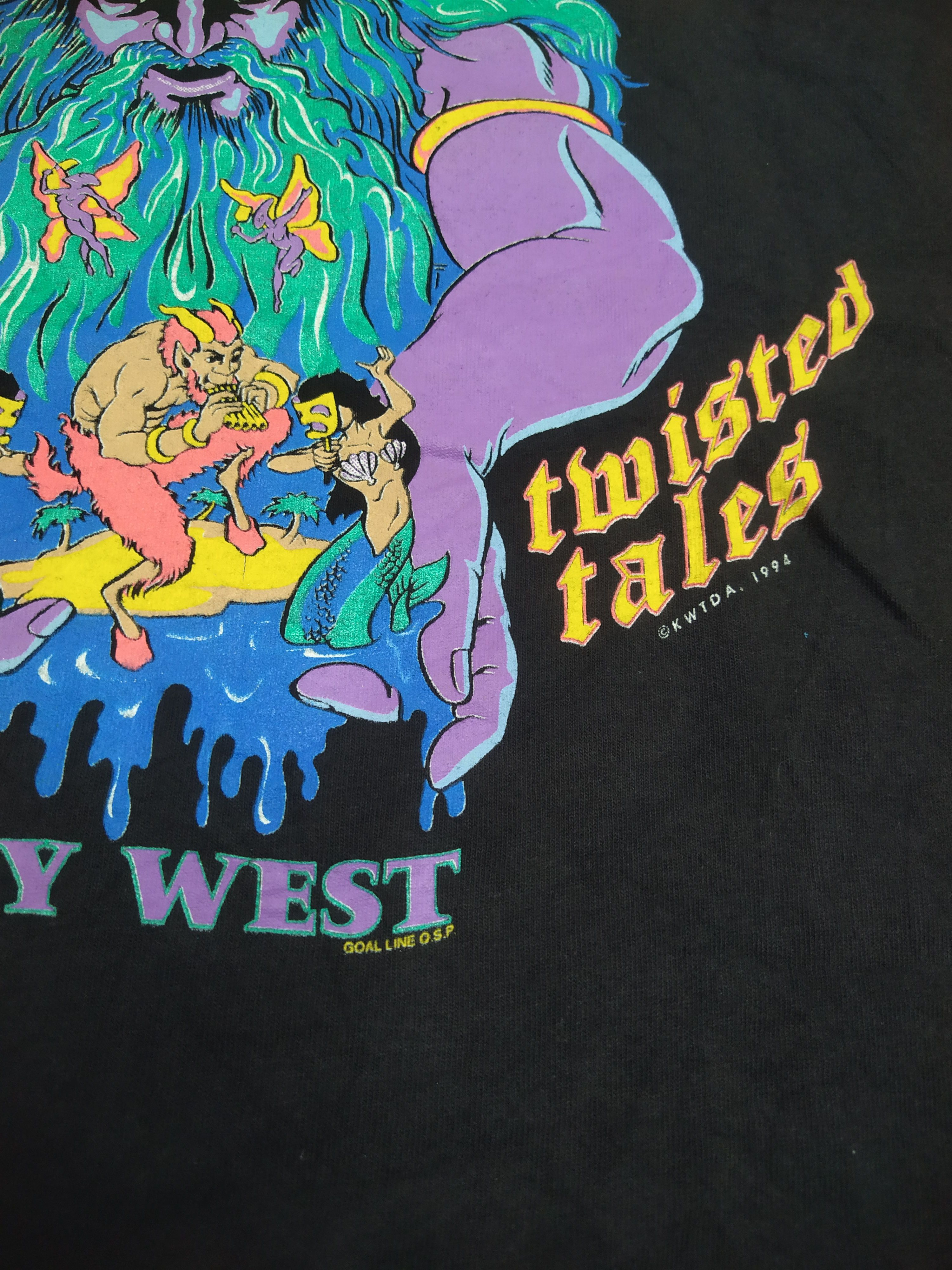 Lee Vintage 1994 Fantasy Fest Key West T-Shirt Lee 90s Size US XL / EU 56 / 4 - 7 Thumbnail