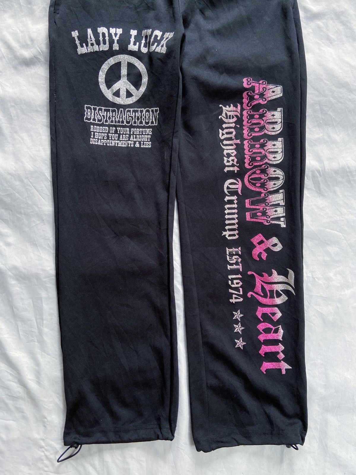 In The Attic JAPANESE POEM SWEATPANTS by MACALESTER Size US 29 - 4 Thumbnail