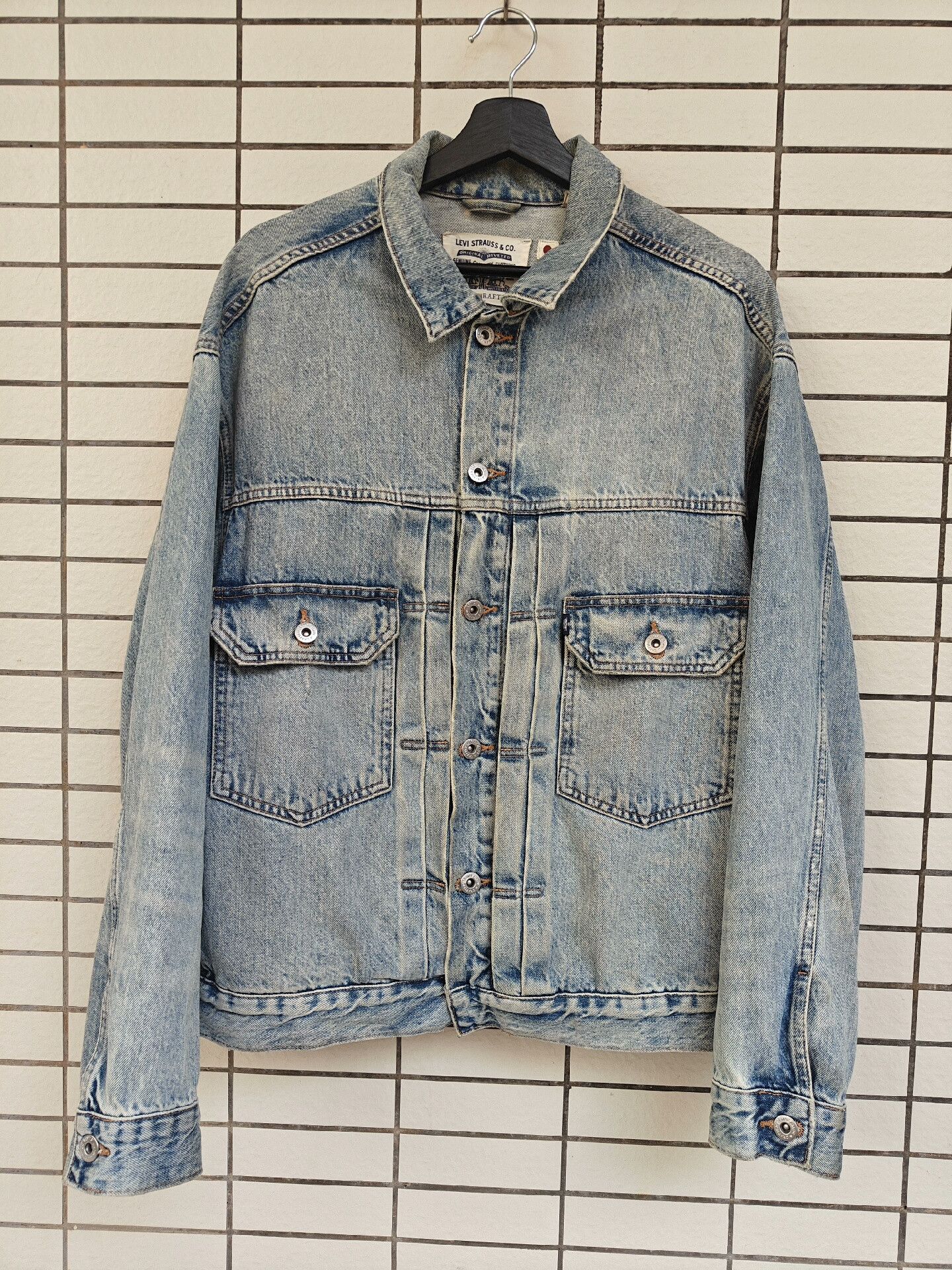 Levi's Made & Crafted Levis LMC Oversize Denim Jacket Size US M / EU 48-50 / 2 - 1 Thumbnail