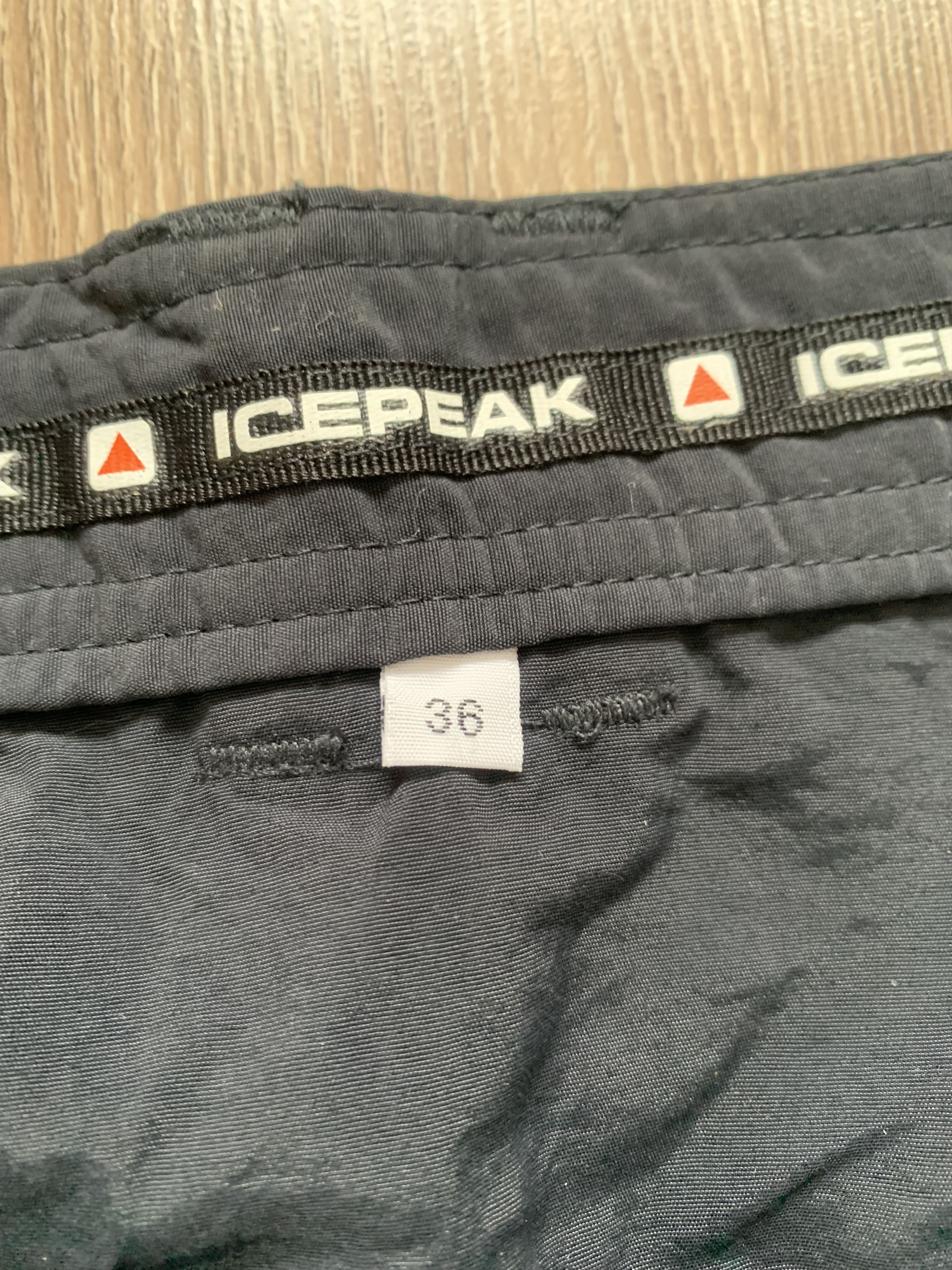 Sports Specialties Icepeak Nano-Q Technical Black Ski Pants Size 25" / US 0 / IT 36 - 8 Thumbnail