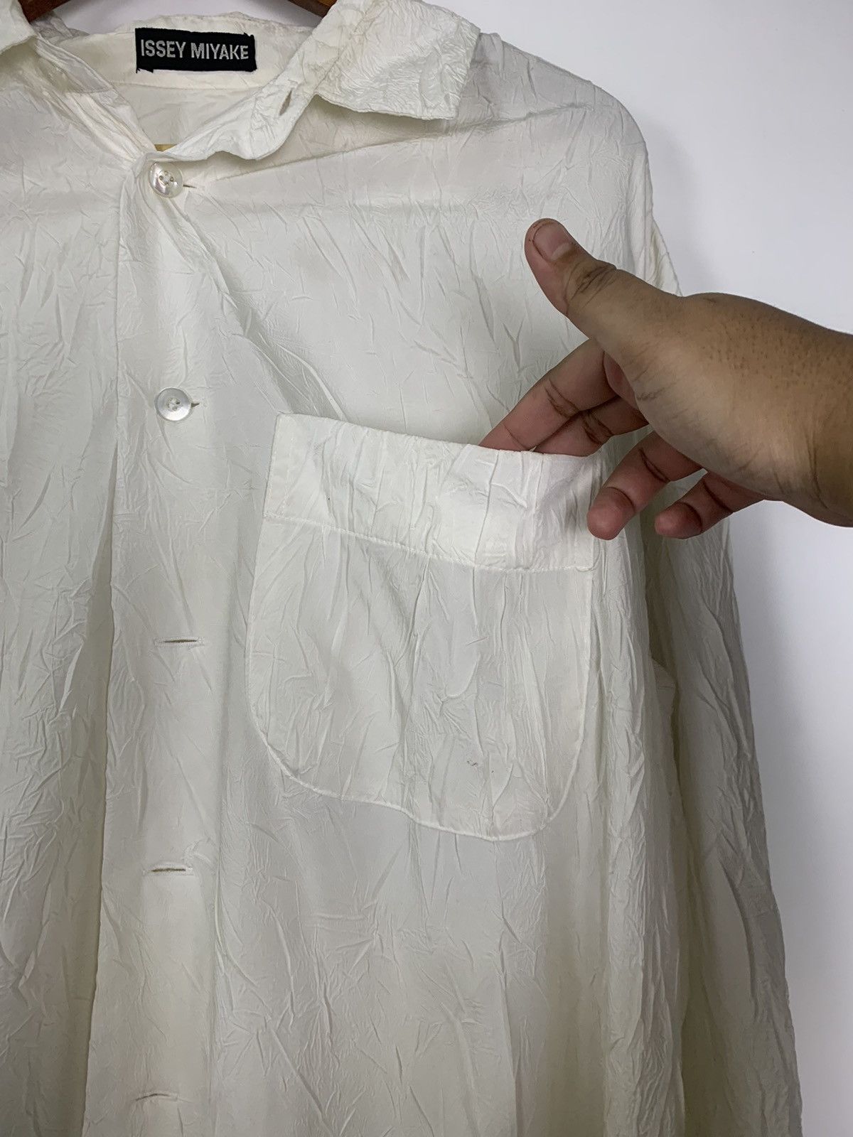 Issey Miyake Vintage Issey Miyake button Shirt Size US L / EU 52-54 / 3 - 7 Thumbnail