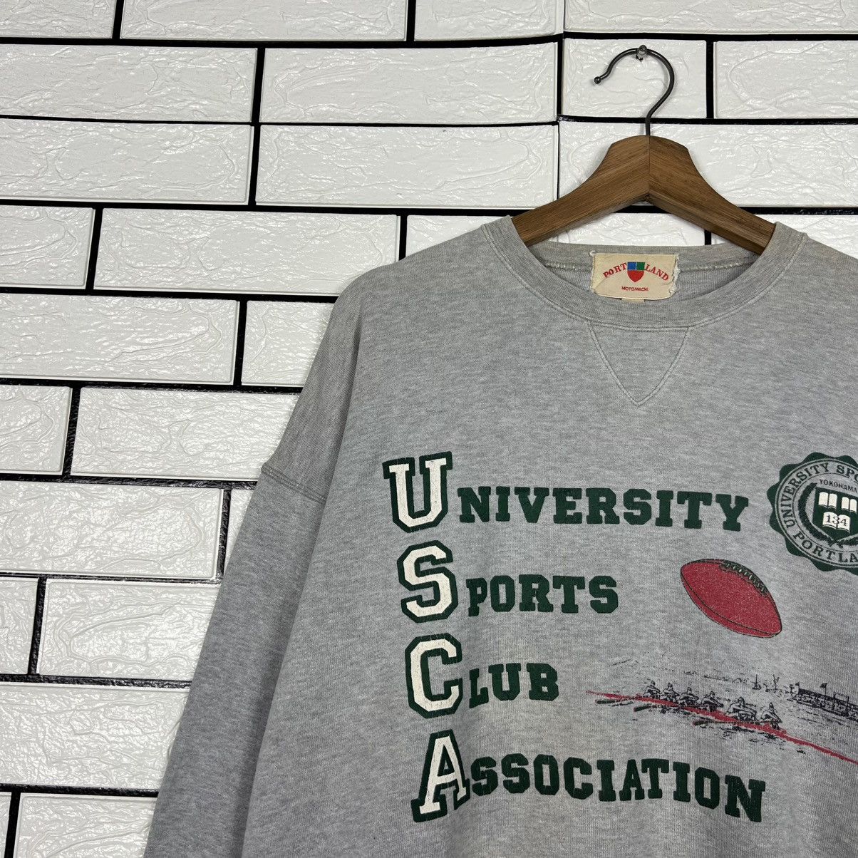 Vintage Vintage UNIVERSITY SPORT CLUB PORTLAND Sweatshirt #3972-C181 Size US L / EU 52-54 / 3 - 3 Thumbnail