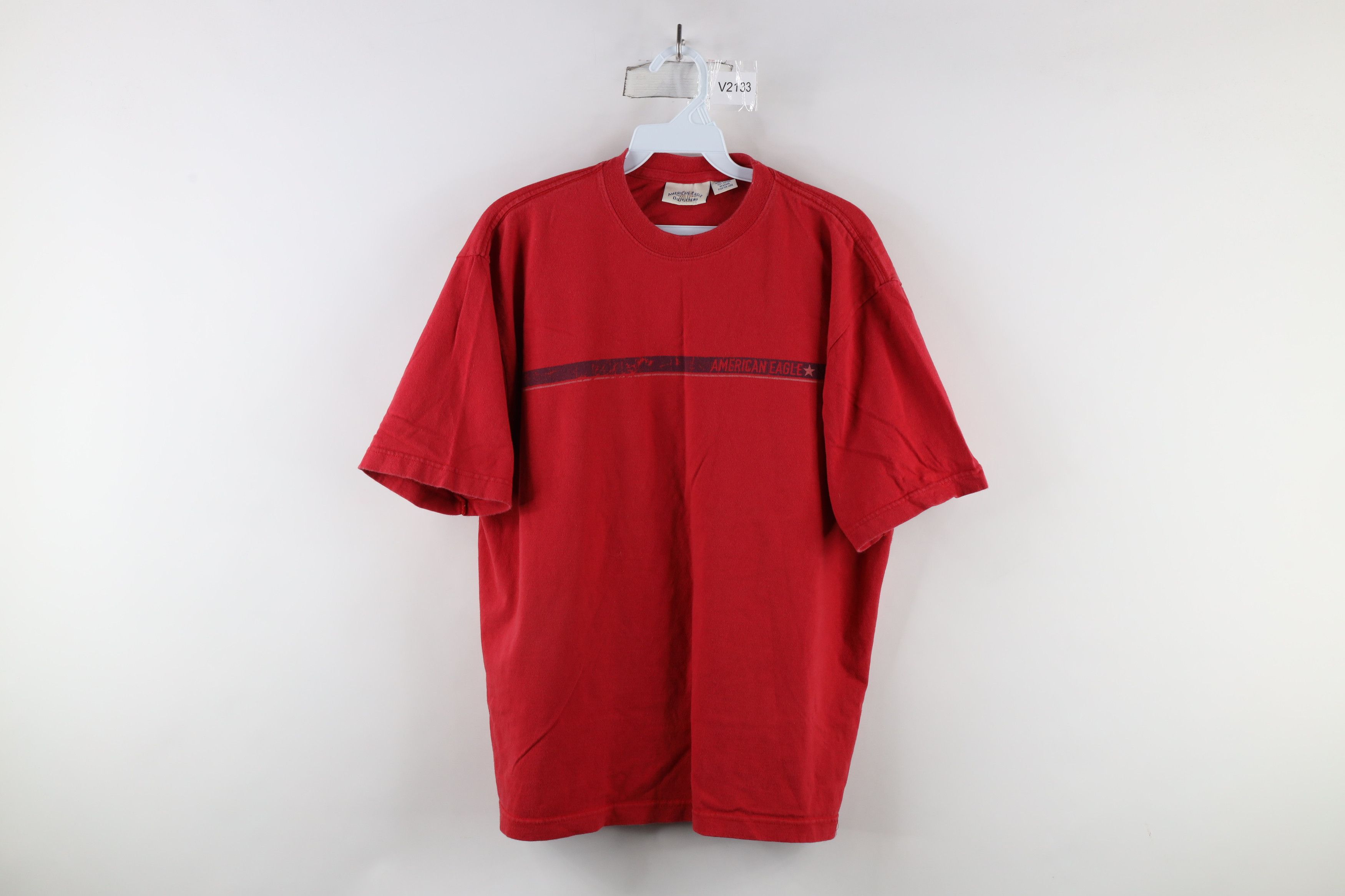American Eagle Outfitters × Vintage Vintage 90s American Eagle Outfitters Short Sleeve T-Shirt Size US L / EU 52-54 / 3 - 1 Thumbnail