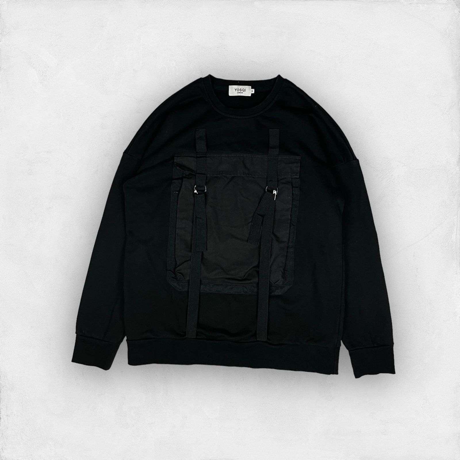 Japanese Brand Yosqi London Techwear Crewneck Sweatshirt Size US M / EU 48-50 / 2 - 1 Thumbnail