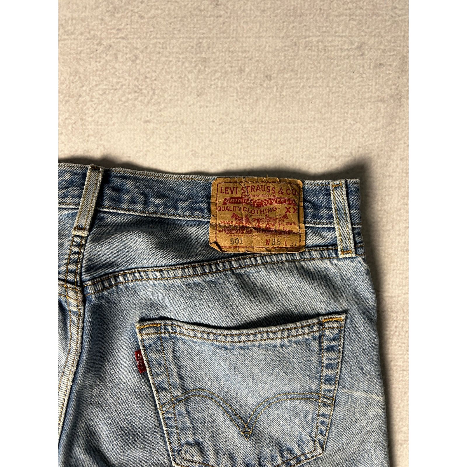 Levi's Vintage 90s Levis 501 Straight Leg Jeans - Men's 35Wx31 Size US L / EU 52-54 / 3 - 4 Thumbnail