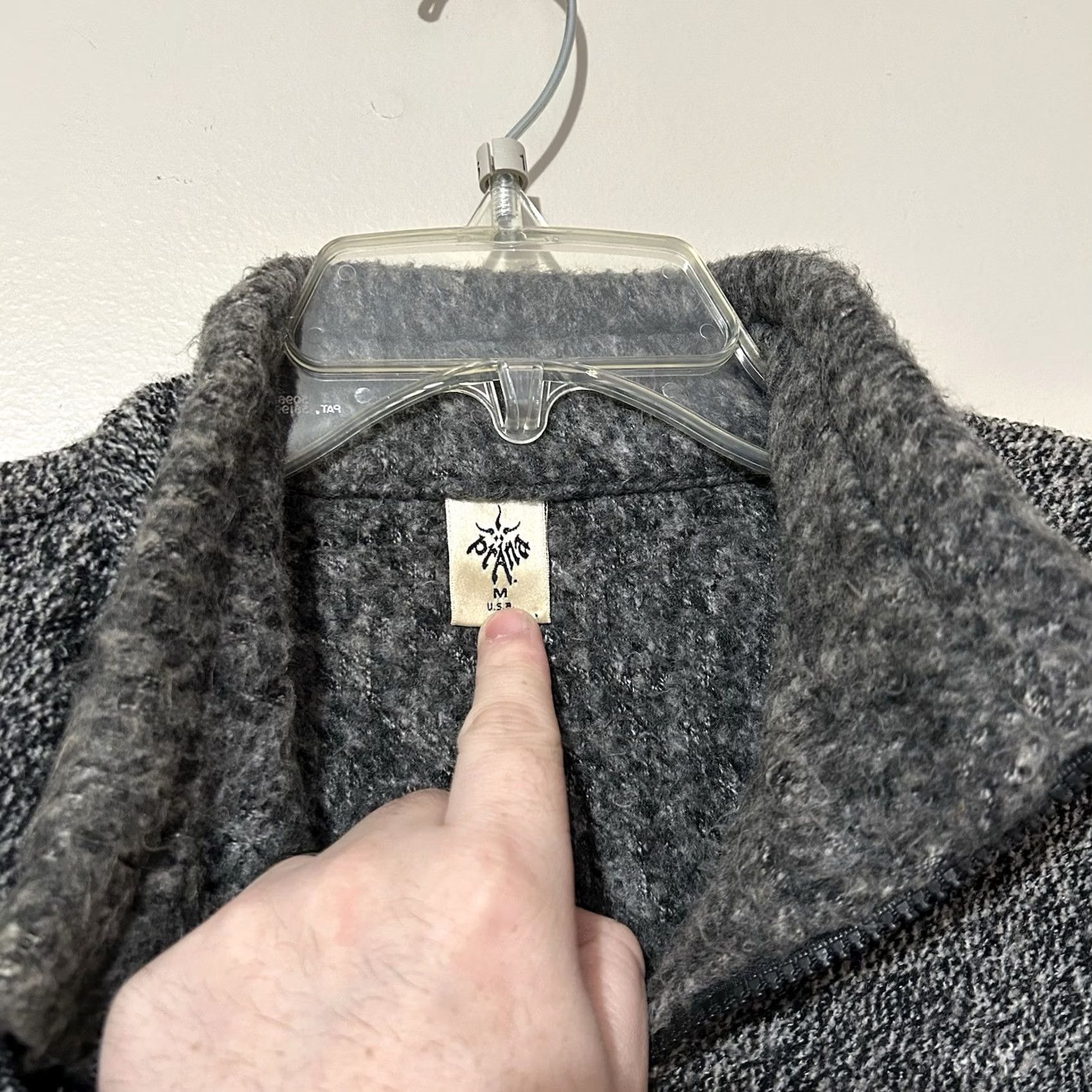 Prana VINTAGE Prana Breathe fleece jacket Zip Up Women Size M Gray 2000s Y2K Basic Jacket Size M / US 6-8 / IT 42-44 - 3 Thumbnail
