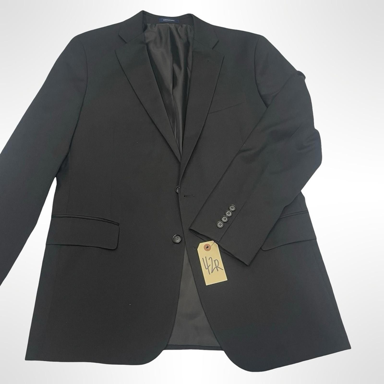 Stafford Stafford Classic Fit Black Men's Blazer size 42R Size 42R - 3 Thumbnail