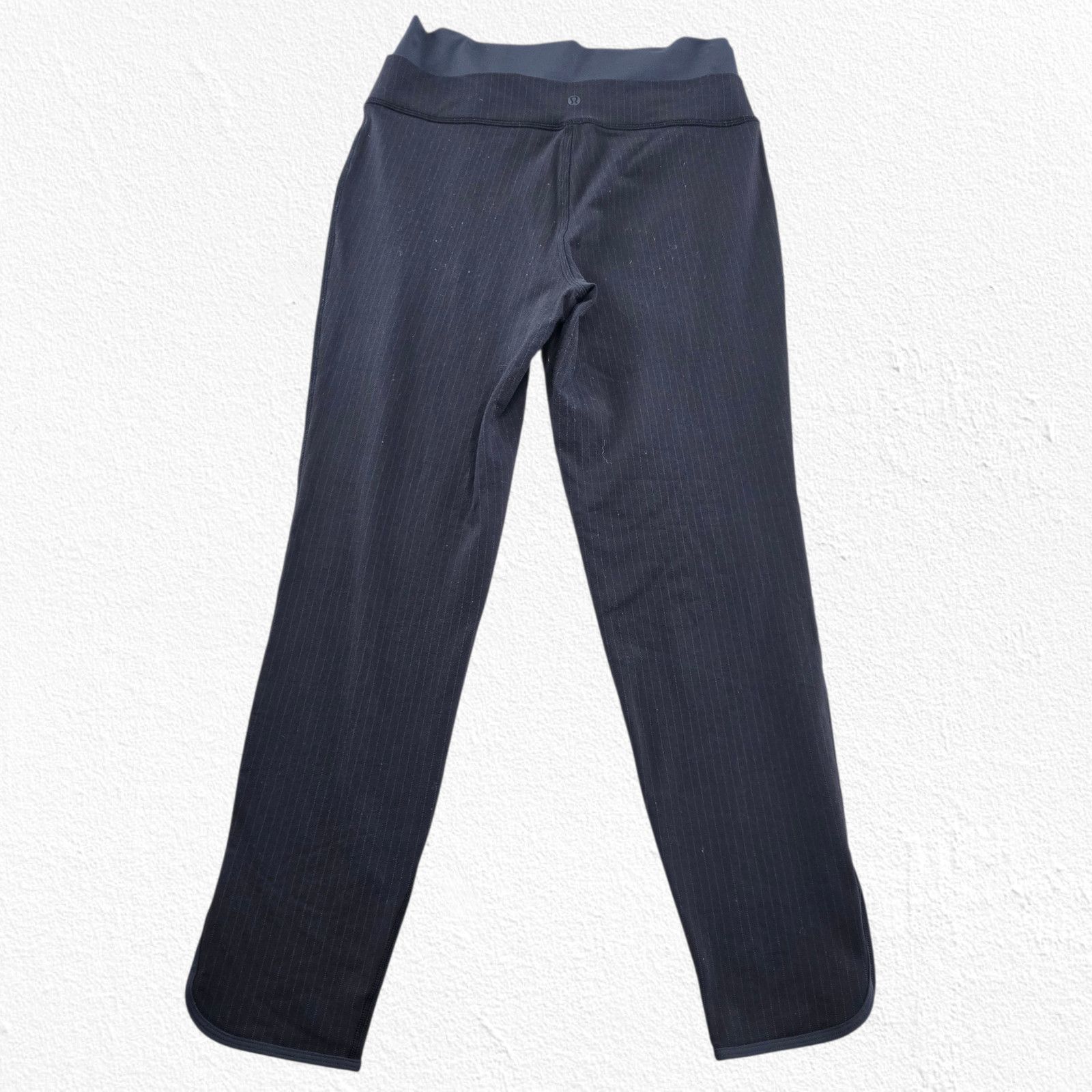 Lululemon lululemon Jet Crop Pinstripe Brushed Leggings Size 6 Size 28" / US 6 / IT 42 - 9 Thumbnail