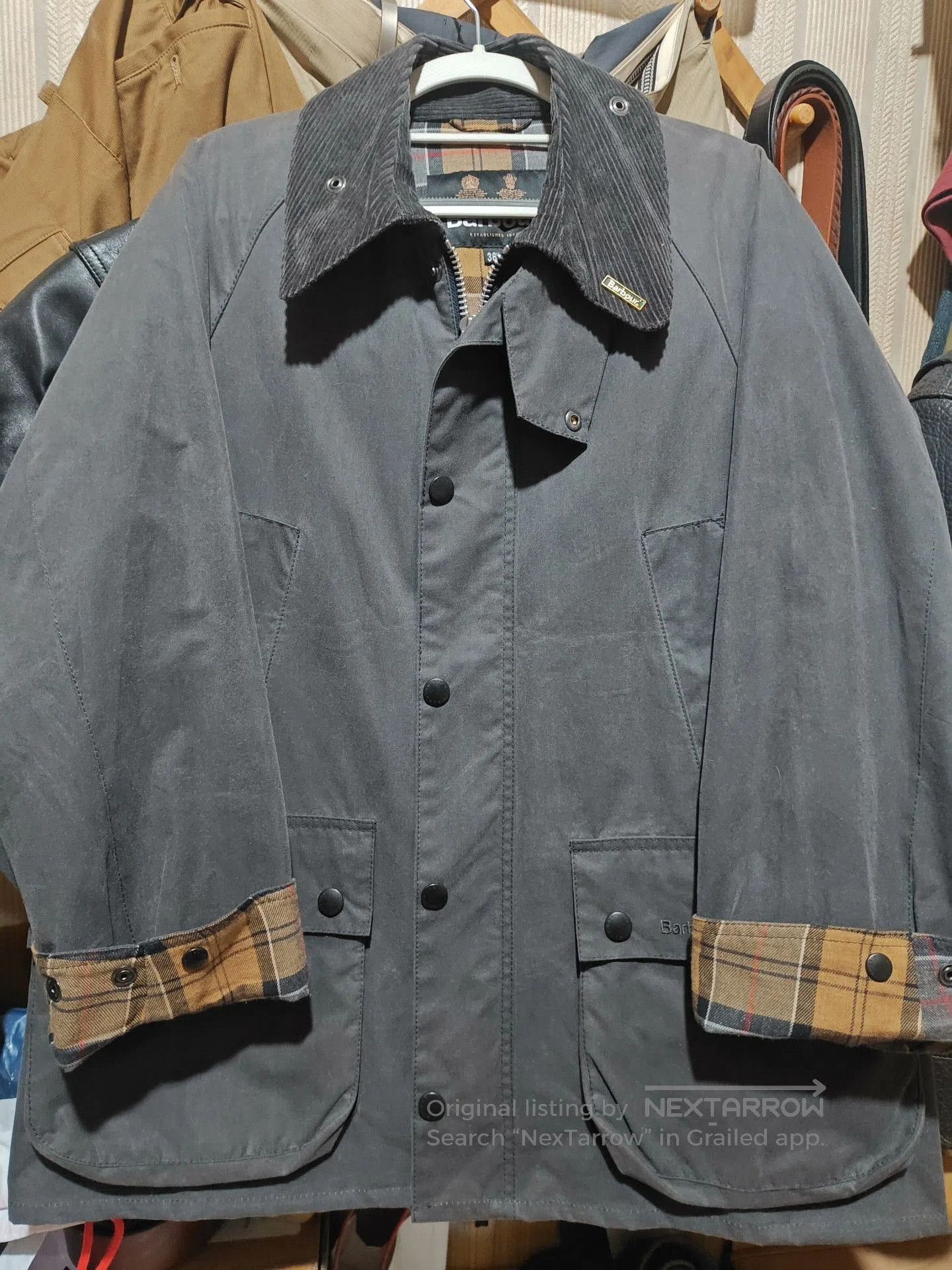 Barbour Barbour Bedale OS Oversize Waxed Jacket. Size M / US 6-8 / IT 42-44 - 1 Thumbnail