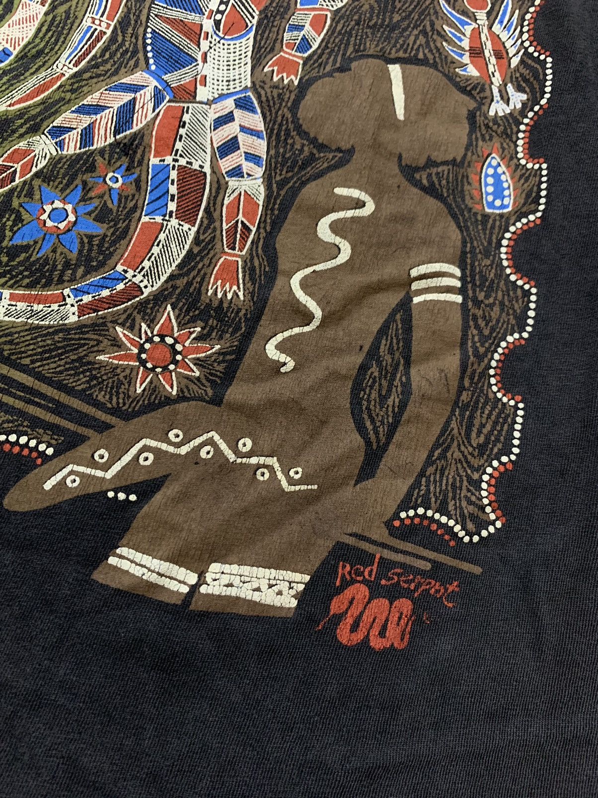 Vintage VINTAGE RED SERPENT T-SHIRT RARE PRINT Size US M / EU 48-50 / 2 - 3 Thumbnail