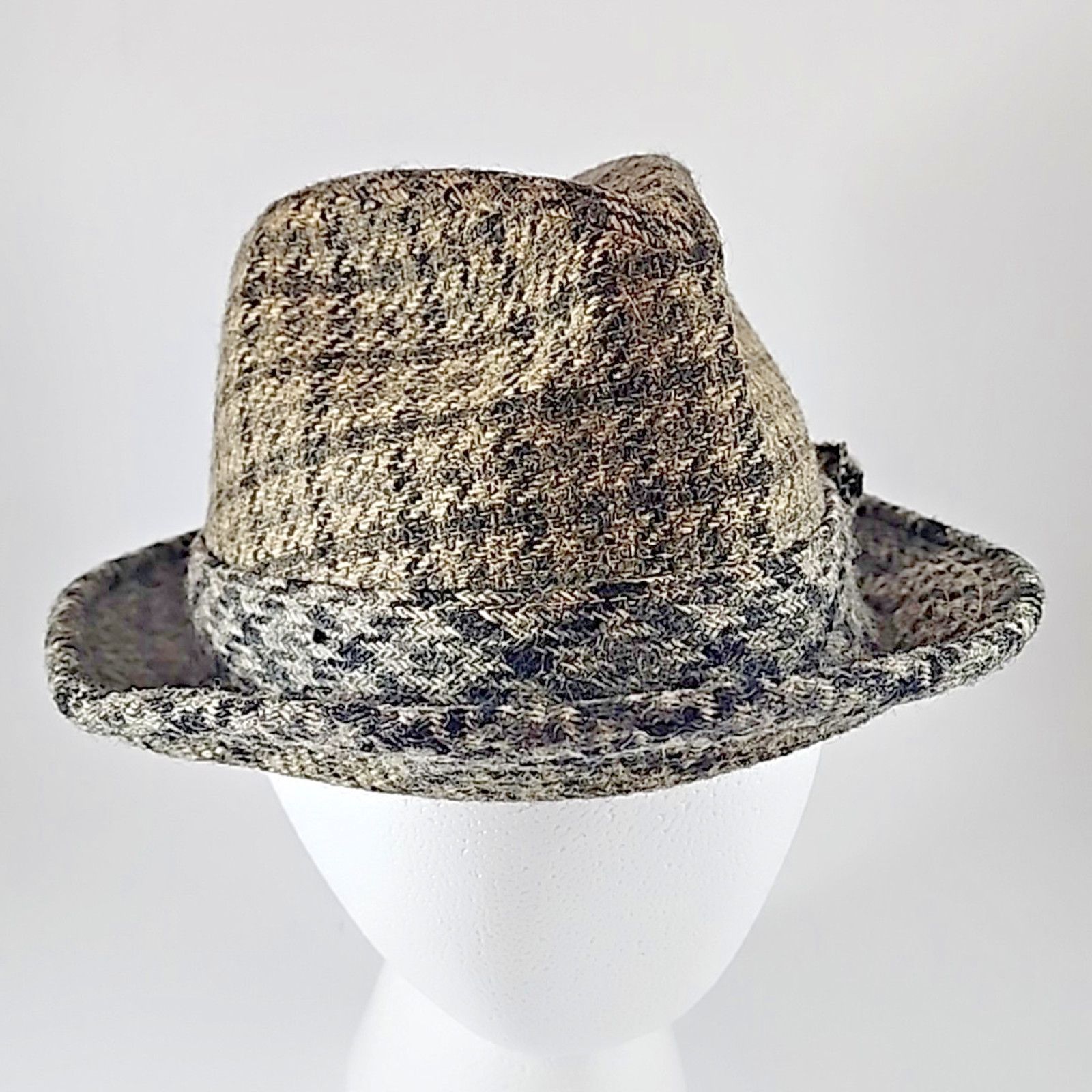 Stetson Vintage Stetson Fedora Hat Men's 6-3/4 Gray Houndstooth Size ONE SIZE - 1 Thumbnail