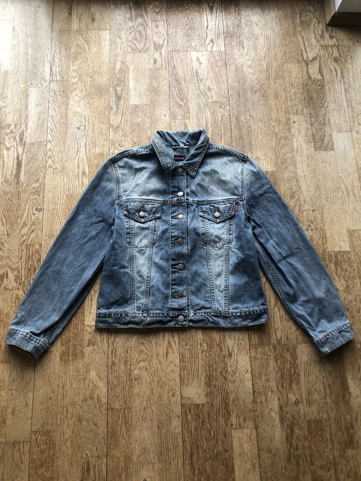 Vintage HIS JEANS RARE VINTAGE QUALITY DENIM JACKET Size US S / EU 44-46 / 1 - 1 Thumbnail