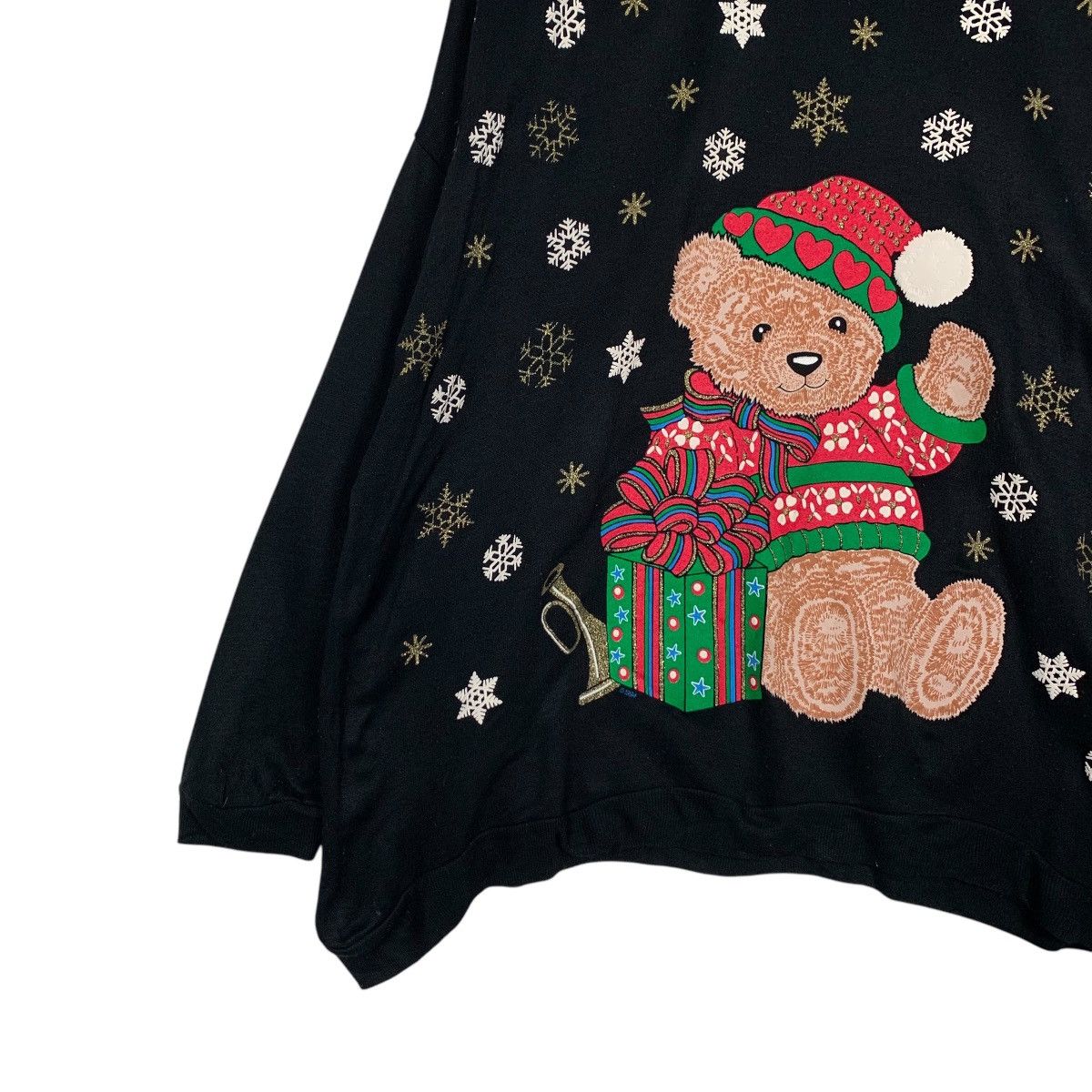 Vintage NUT CRACKER Teddy Bear Graphics Sweater #2321-C104 Size XL / US 12-14 / IT 48-50 - 3 Thumbnail