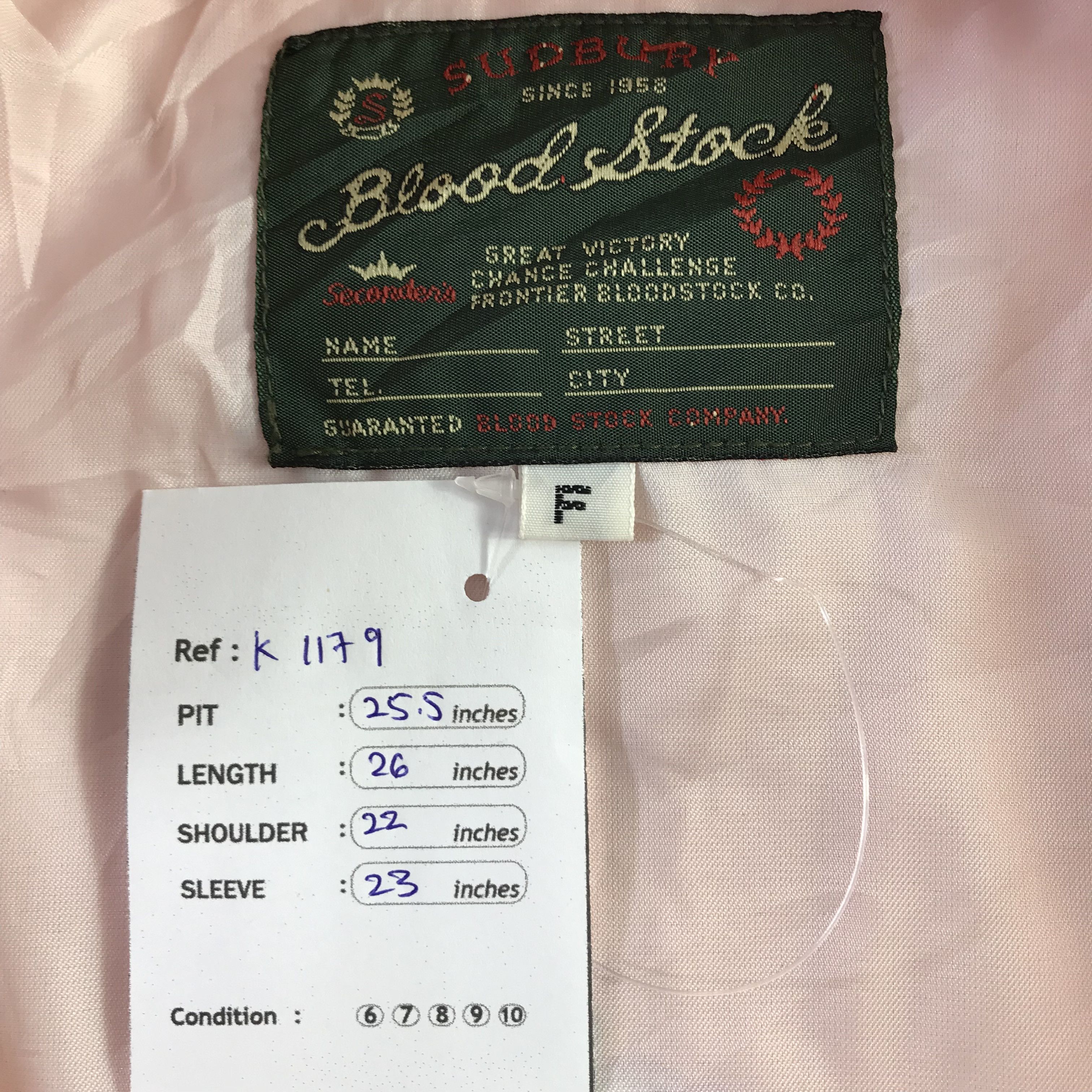 Japanese Brand Vintage Japanese Brand Blood Stock Bomber Jacket Size US L / EU 52-54 / 3 - 13 Thumbnail