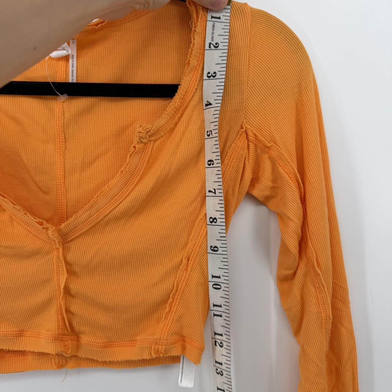 Urban Outfitters Urban Outfitters orange long sleeve crop top S Size S / US 4 / IT 40 - 3 Thumbnail