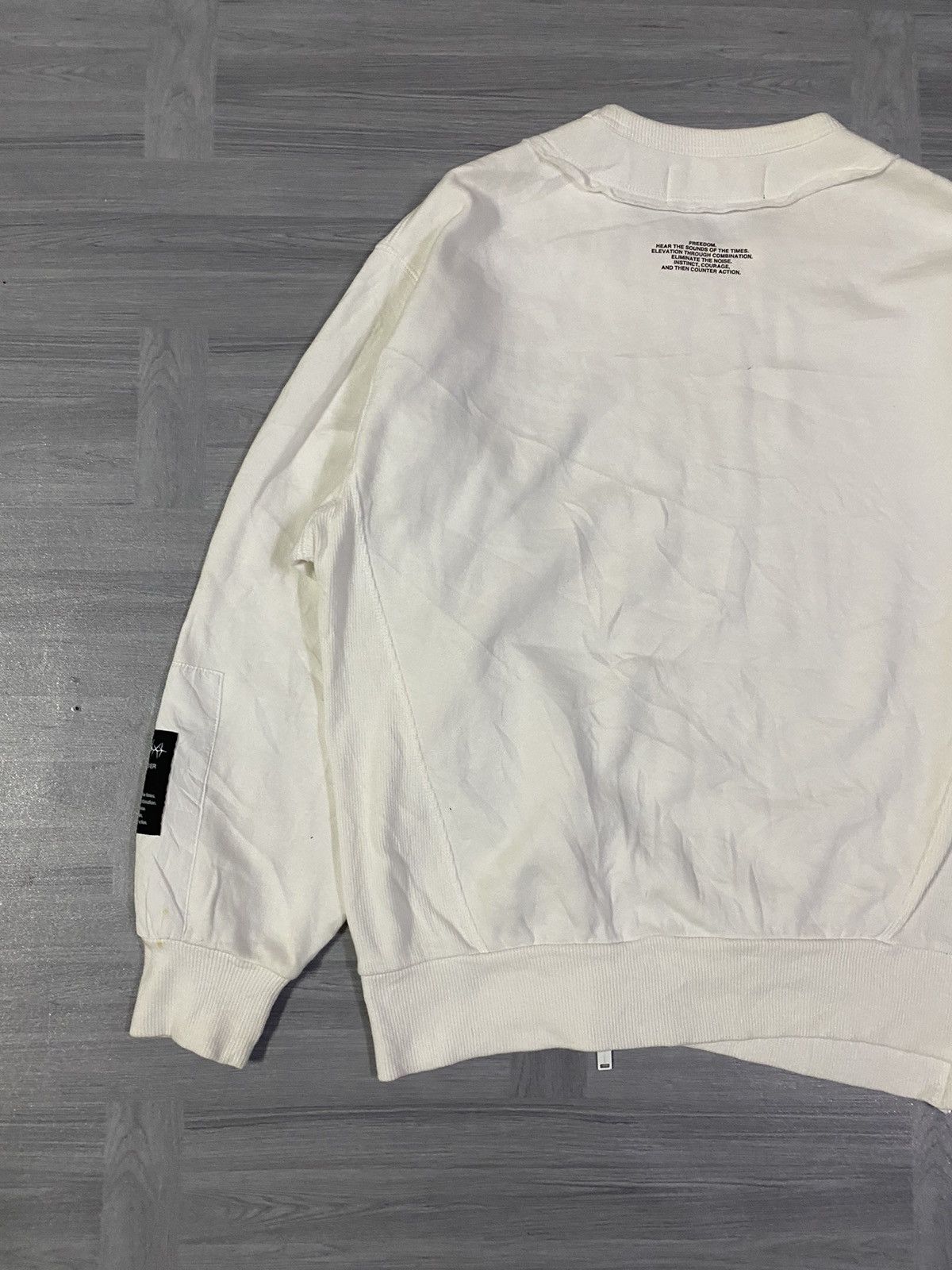 GU × Undercover Undercover X GU Sweatshirt Plain White Crewneck Size US M / EU 48-50 / 2 - 20 Thumbnail