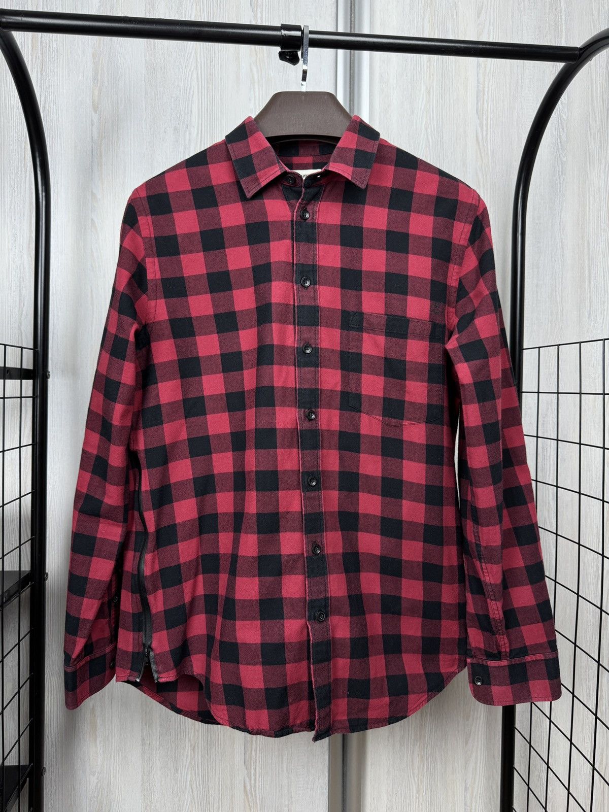 Zadig & Voltaire Zadig & Voltaire Paris checkered flannel side zipper shirt Size US M / EU 48-50 / 2 - 2 Thumbnail