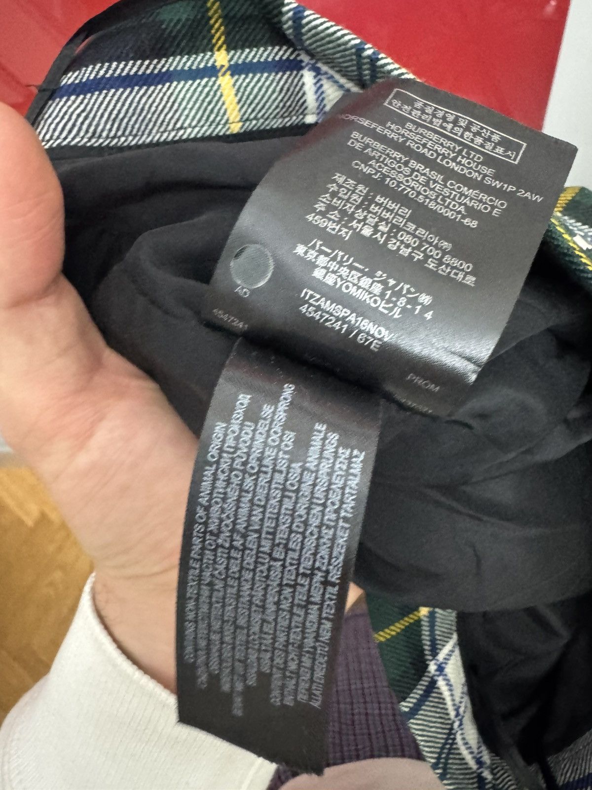 Burberry Burberry Tartan Wool High-waisted Stirrup Wool Trousers Size 26" / US 2 / IT 38 - 10 Thumbnail