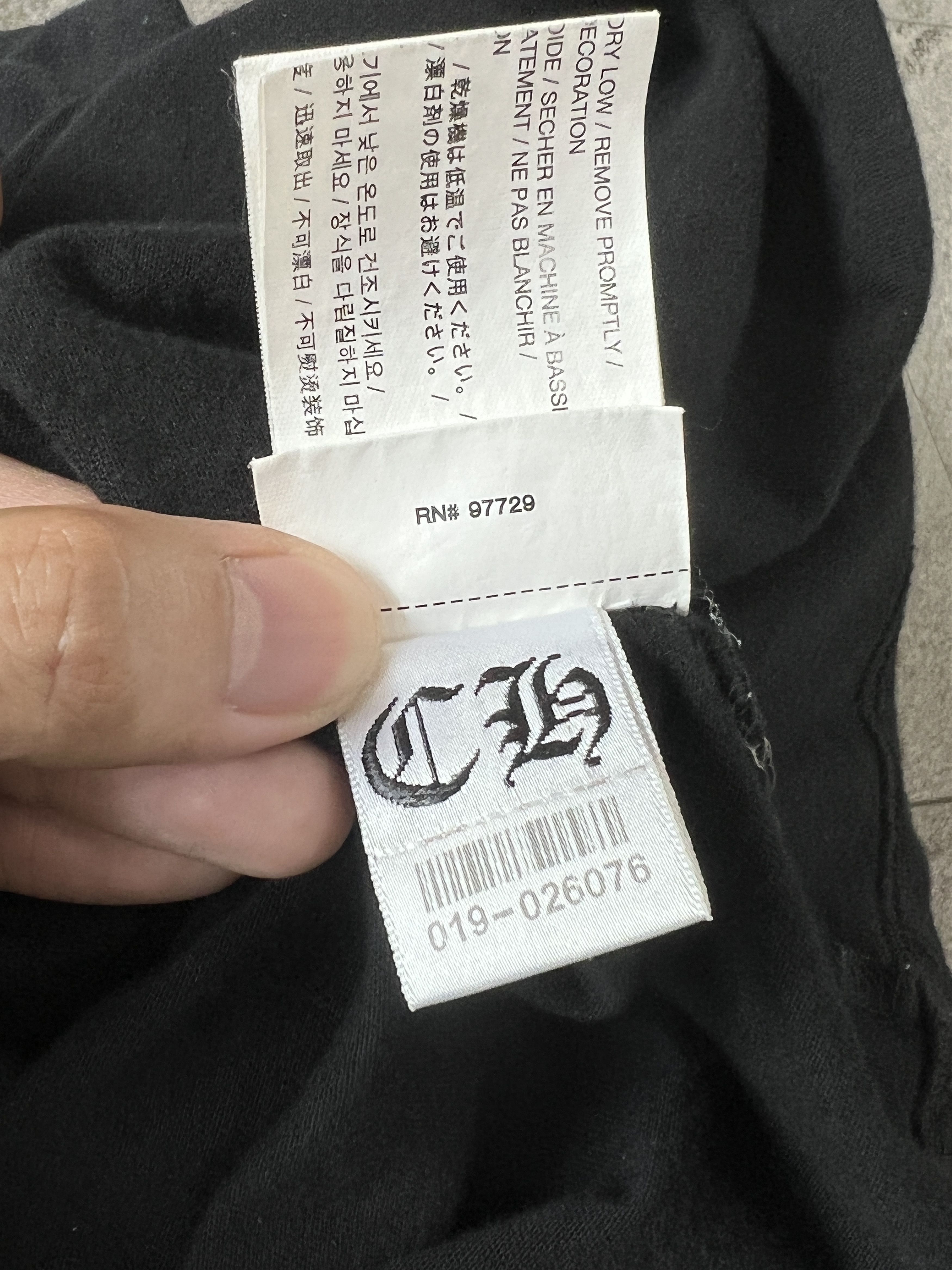 Chrome Hearts Chrome Hearts Pocket Tee Fuck You Script Back Black M Size US M / EU 48-50 / 2 - 10 Thumbnail