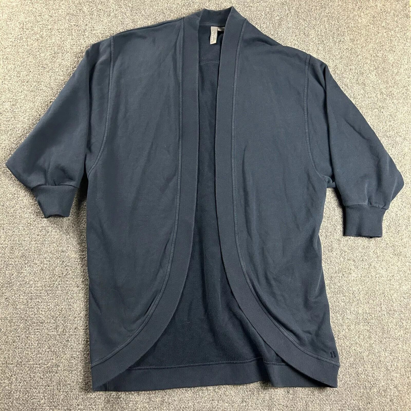 Sweaty Betty Sweaty Betty Cardigan Womens Small Blue 3/4 Sleeve Oversize Size S / US 4 / IT 40 - 1 Thumbnail