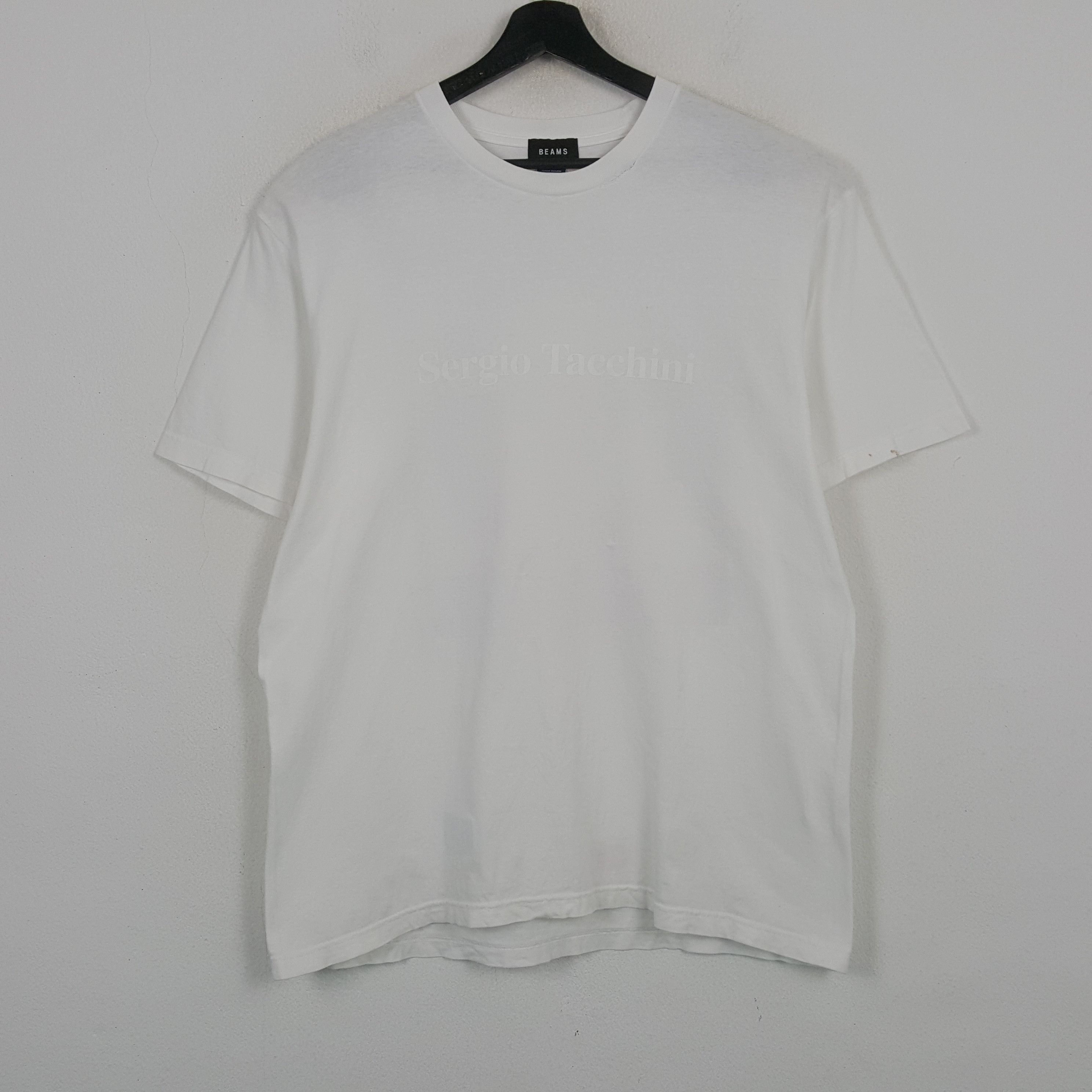 Sergio Tacchini Sergio Tacchini Big Logo Design Tshirt RR15 Size US L / EU 52-54 / 3 - 3 Thumbnail