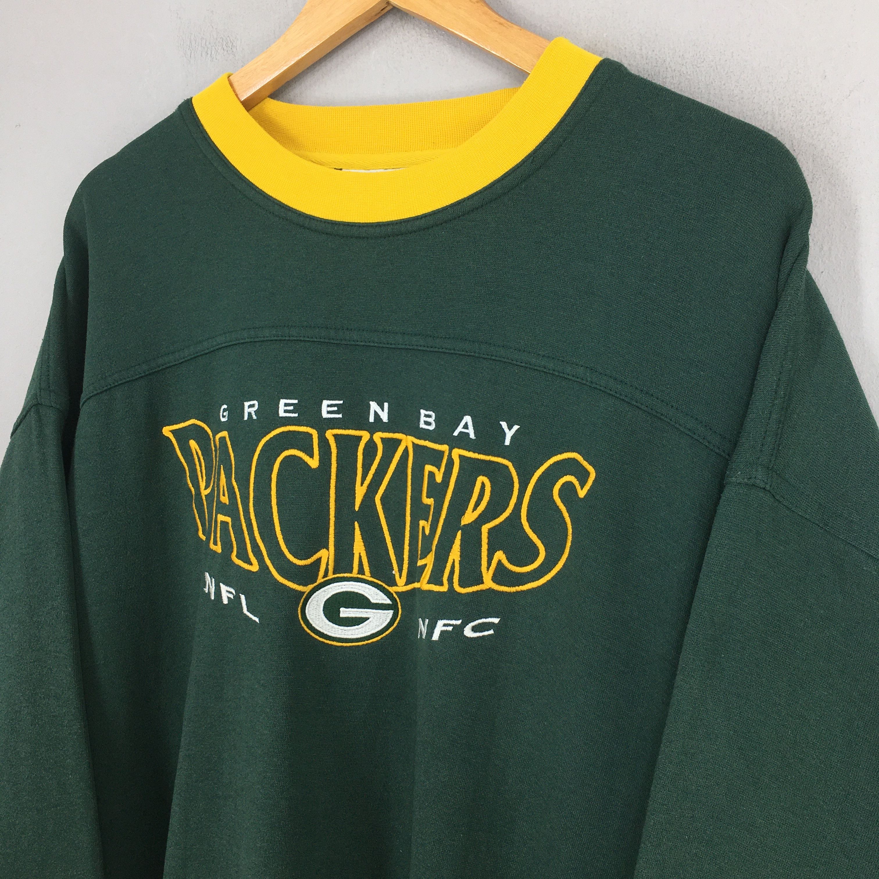 Lee × NFL 90s Green Bay Packers Football NFL SweatshirtXX Large Size US XXL / EU 58 / 5 - 3 Thumbnail