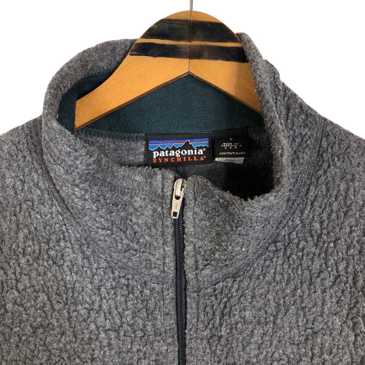 Patagonia × Vintage Vintage Patagonia Mock Neck Zip Up Fleece Sweater Size US XL / EU 56 / 4 - 6 Thumbnail