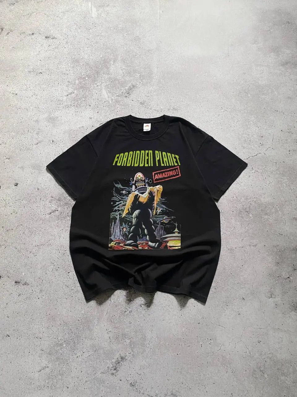 Vintage VINTAGE FORBIDDEN PLANET ROBBY THE ROBOT PROMO MOVIE T SHIRT Size US XL / EU 56 / 4 - 1 Thumbnail