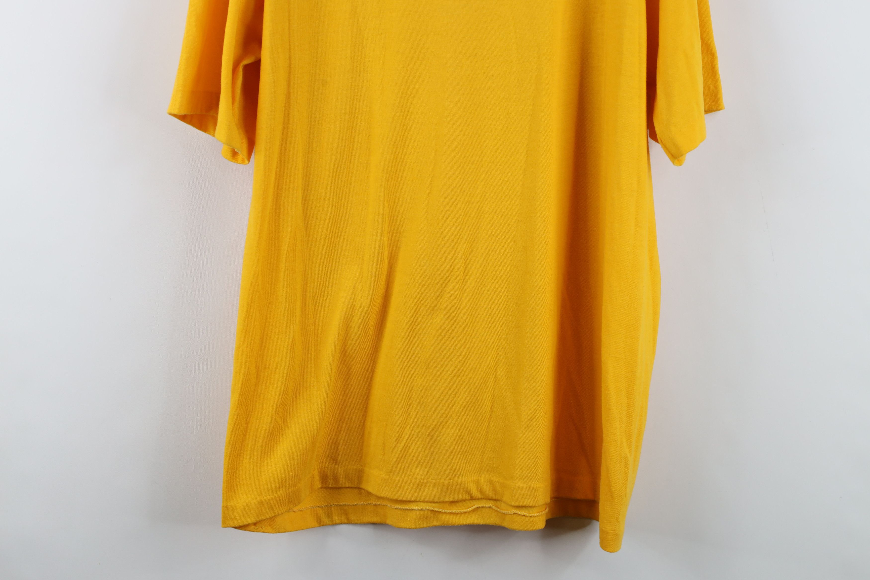 Vintage Vintage 90s Streetwear Blank Short Sleeve Henley T-Shirt Size US XL / EU 56 / 4 - 13 Thumbnail
