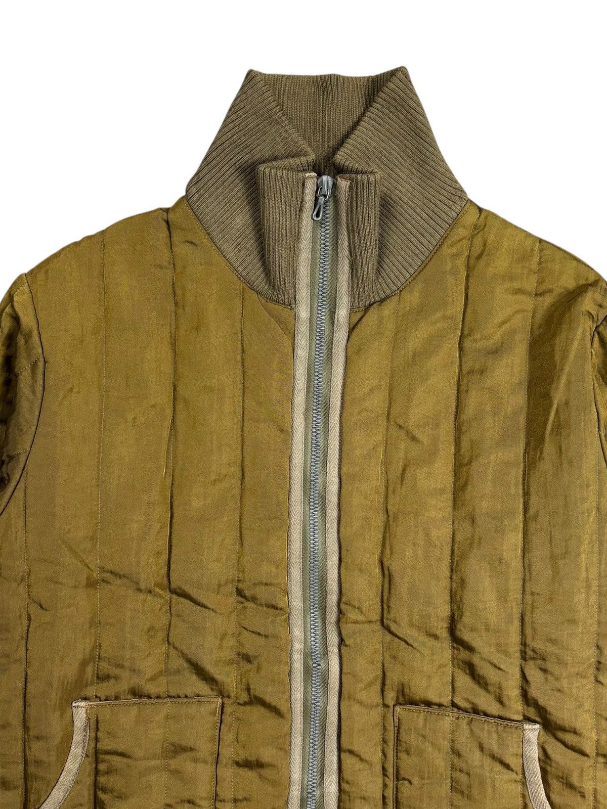 Shellac 2000s Rip Van Winkle - Riri Zips Quilted Jacket Size US M / EU 48-50 / 2 - 6 Thumbnail