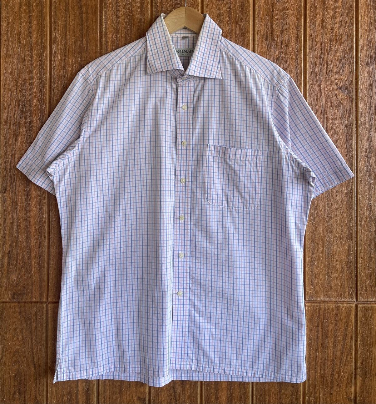 Balmain Vintage’90s🔥BALMAIN PIERRE🔥Square Short Shirt Button Up Size US L / EU 52-54 / 3 - 1 Thumbnail
