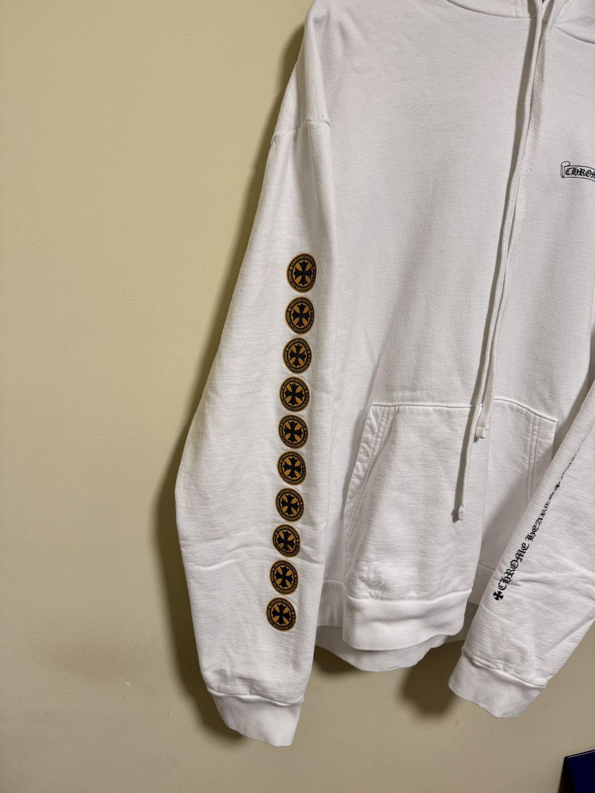 Chrome Hearts CHROME HEARTS HOLLYWOOD HOODIE WHT Size US M / EU 48-50 / 2 - 8 Thumbnail