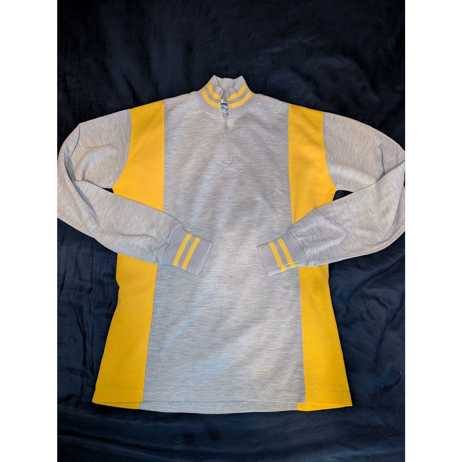PEARL iZUMi Vintage Worthy Acrylic Cycling Jersey Made in England Large Size US L / EU 52-54 / 3 - 1 Thumbnail