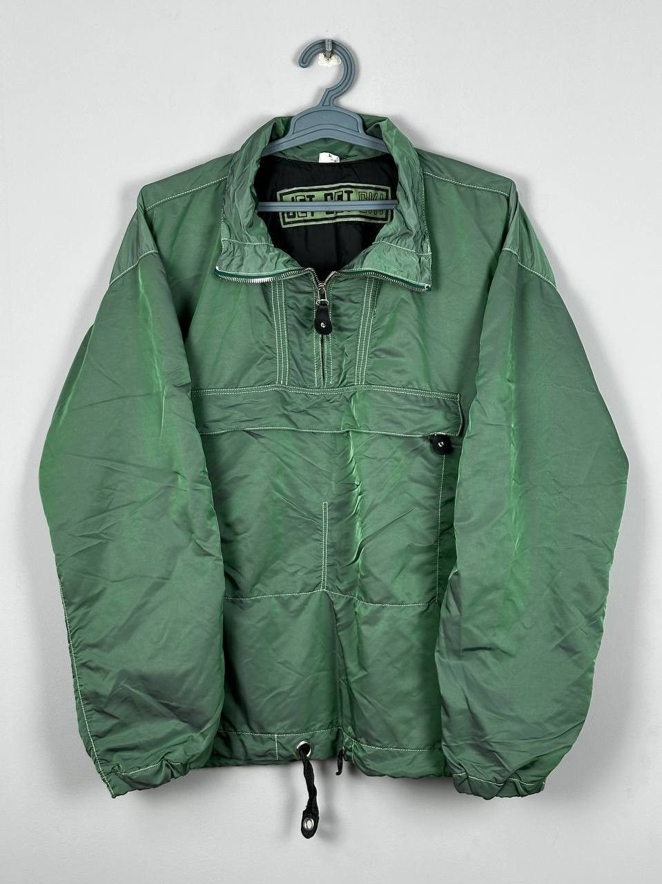 JET SET Vintage JET SET Nylon Metal Ski Green Anorak Light Jacket Size US XL / EU 56 / 4 - 1 Thumbnail