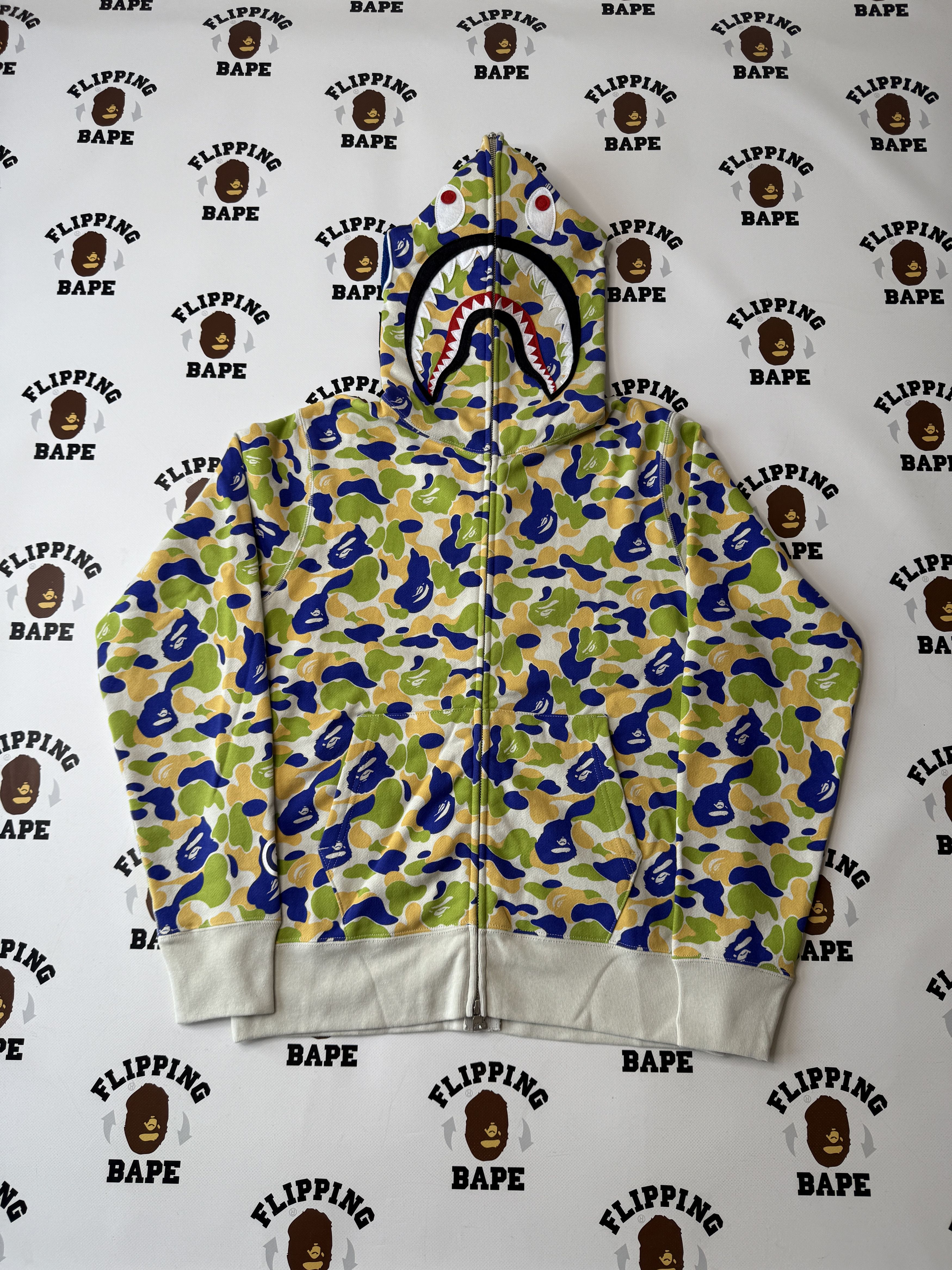 Bape BAPE NEW JERSEY SHARK FULL ZIP HOODIE Size US S / EU 44-46 / 1 - 2 Thumbnail
